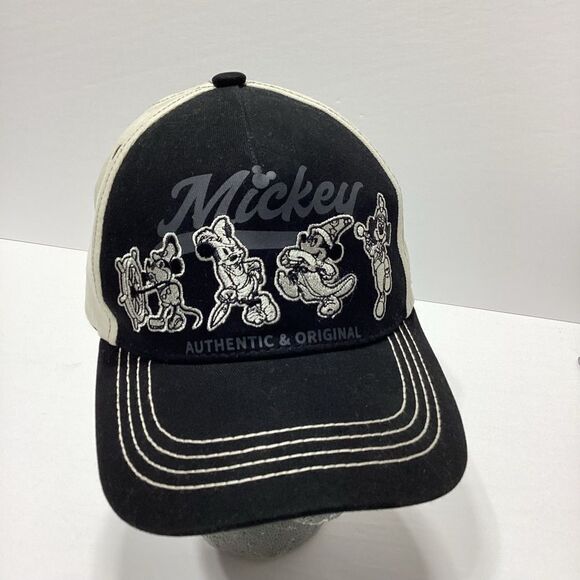 Disney Hat Mickey Authentic And Original Adjustable Strap Color Block - Picture 2 of 6